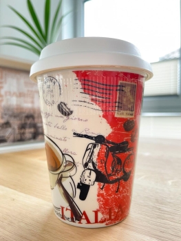 Coffee to go Mug "Cosmopolitan Coffee Style - Italy"